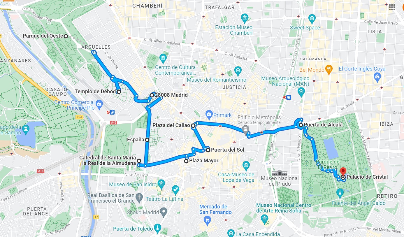 Visite gratuite de Madrid à vélo