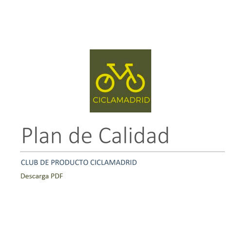 Plan De Calidad De Ciclamadrid Plan De Calidad De Ciclamadrid